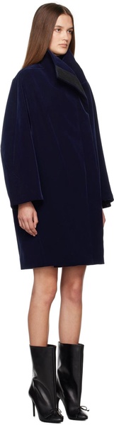 Navy Round Coat