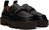 Black Padded Loafers