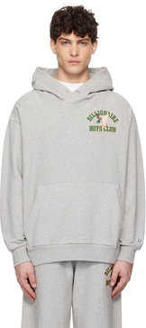 Gray Duck Varsity Embroidered Hoodie