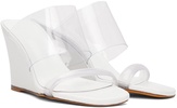 White Olympia Heeled Sandals