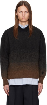 Black & Brown Relaxed Sweater