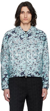 Blue Fabrian Flower Jacket