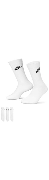 Nike Everyday Essential 3 pack crew socks in white