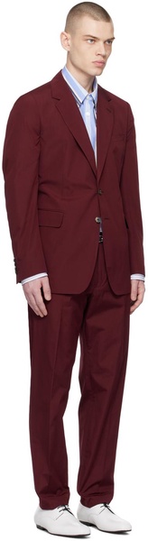 Burgundy Two-Button Suit