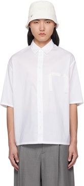 White Le Raphia 'La chemise Cabri' Shirt