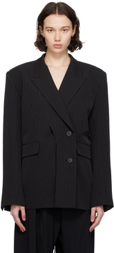 Black Split Blazer