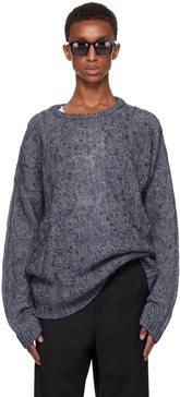 Blue Popover Sweater