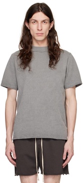 Gray Mock Neck T-Shirt