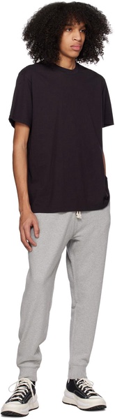 Gray Relaxed-Fit Sweatpants