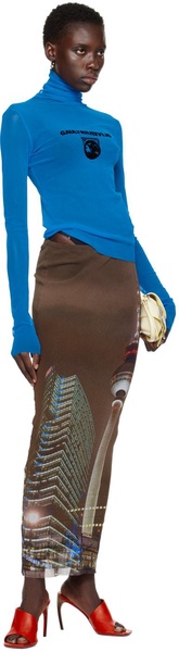 Brown Shayne Oliver Edition Maxi Skirt