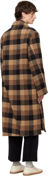 Brown Check Coat