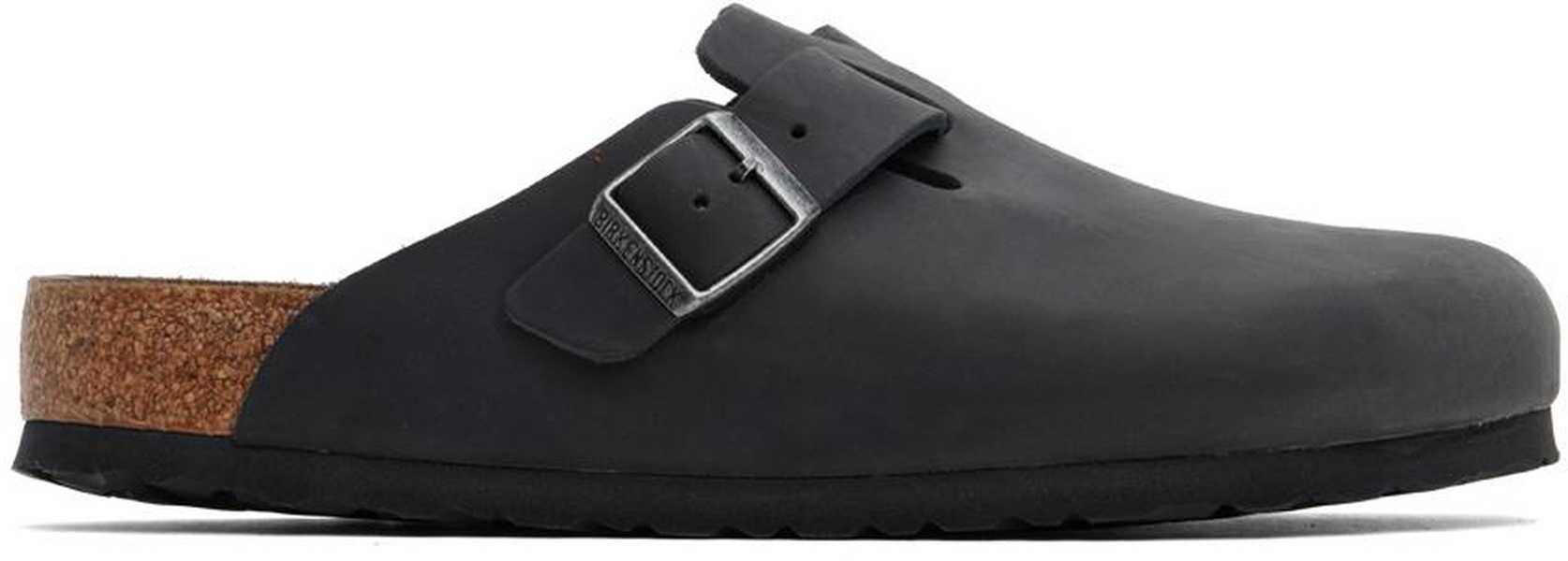 Black Regular Boston Slip-on Loafers