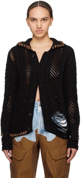 Black Sauvage Cardigan