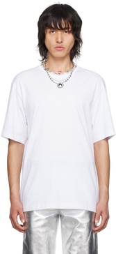 White Embroidered T-Shirt