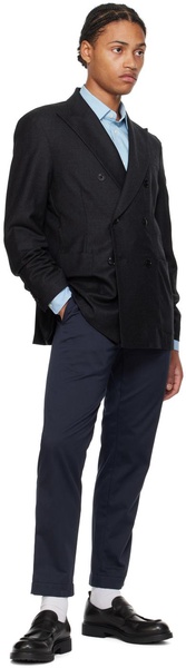 Black Doria Flan Blazer