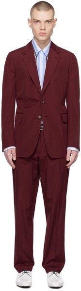 Burgundy Two-Button Suit