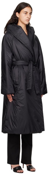 Black Travel Coat