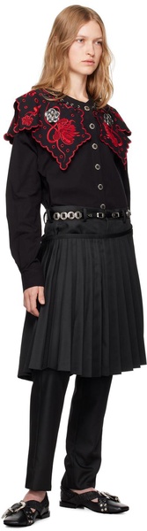 SSENSE Exclusive Black Double Buckle Concho Belt