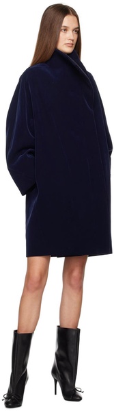 Navy Round Coat