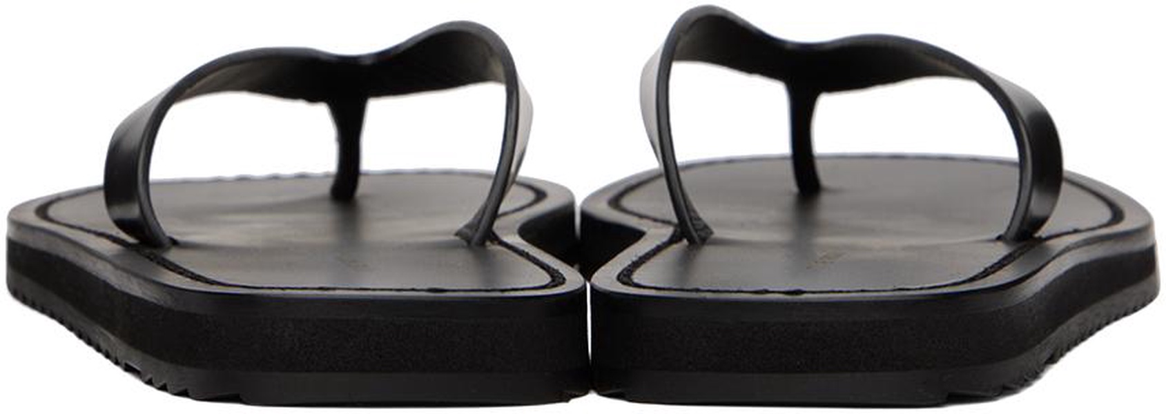 Black City Flip Flops