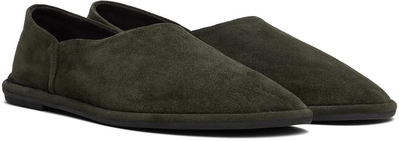 Green Canal Slip-on Loafers