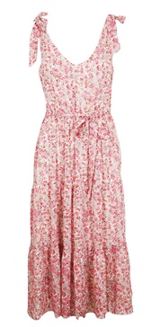 katie marie dress in pink floral