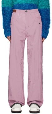 Purple Inside-Out Trousers