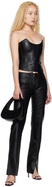 Black Element Faux-Leather Pants