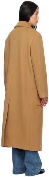 Beige Boyfriend Coat