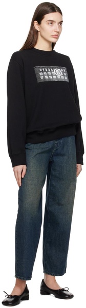 MM6 Maison Margiela Long-Sleeved Crewneck Sweatshirt