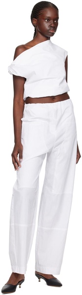 SSENSE Exclusive White Cocoon Trousers