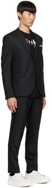 Black Polyester Suit