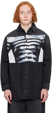 Black 'The Body Marinière' Denim Shirt