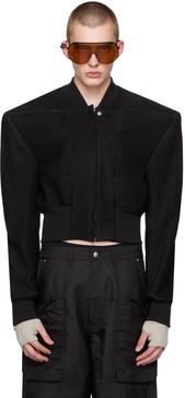 Black Edfu Leather Jacket