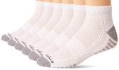 Columbia Men's Low-cut Mesh Top Arch Support Poly Blend 6 Pair Socks