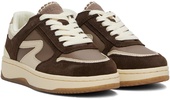 Brown Retro Tennis Sneakers