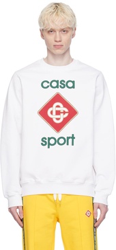 White 'Casa Sport' Icon Sweatshirt