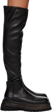 Black Quadrarmato Boots