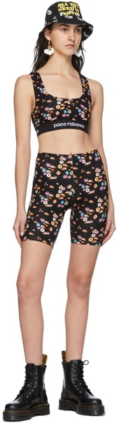 SSENSE Exclusive Black & Multicolor Capsule Bodyline Active Cyclist Sport Shorts