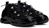 Black Beaded Classic Tracker Sneakers