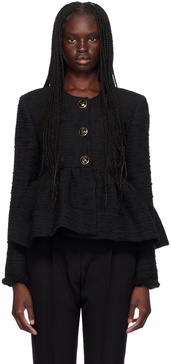 Black Peplum Jacket