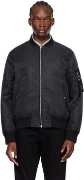 Black Manston Bomber Jacket