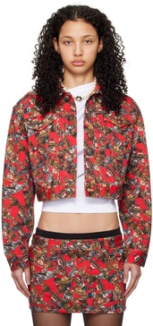 Red Marlene Denim Jacket