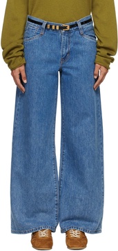 Blue '94 Baggy Wide Leg Jeans