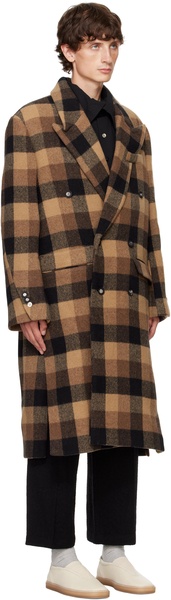 Brown Check Coat