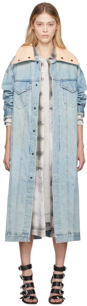 Blue Kat Denim Coat