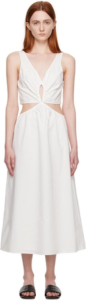 White Dione Midi Dress