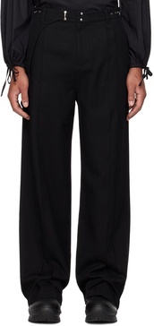 Black Wrap Trousers