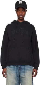 Black 'New York' Hoodie