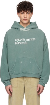 Green Classic Logo Hoodie